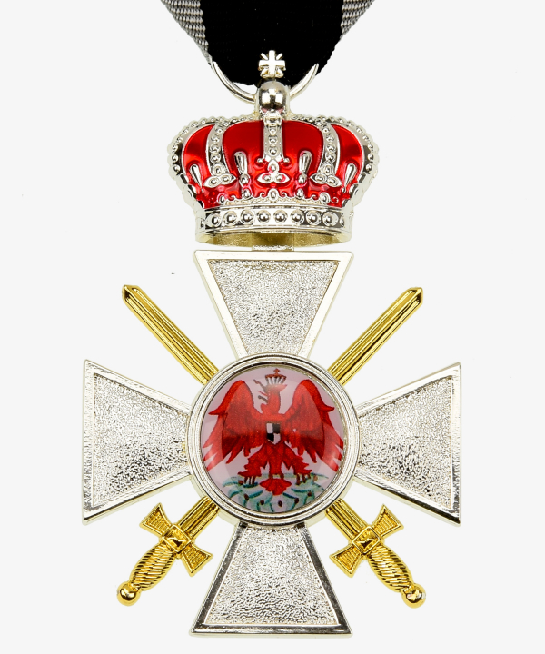 Preußen Roter Adler Orden 4. Klasse mit Krone und Schwertern